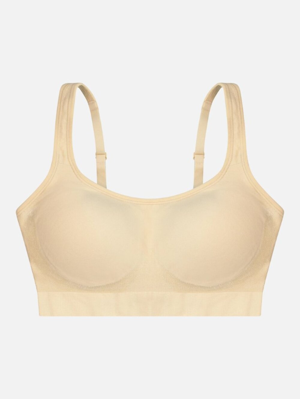 Underoutfit 459 The Comfort Shaping Bra with Adjustable Straps in Sand, Size S